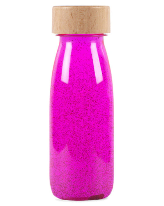 Petit Boum sensorische fles Float pink glow in the dark 3 mnd+PBFFLUOP