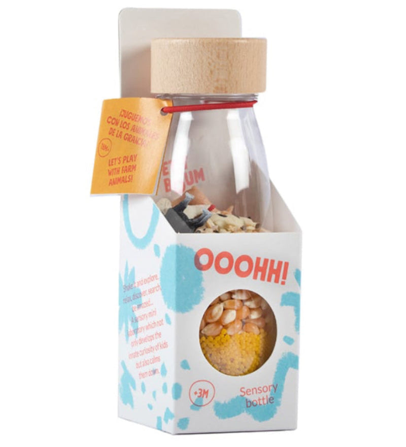 Petit Boum sensorische fles Spy Farm 3 mnd+PBSPYFARM