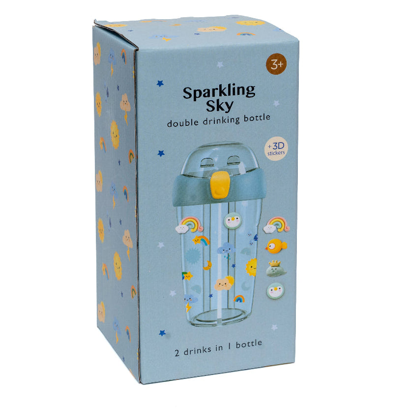 Petit Monkey 2 in 1 drinkfles Sparkling Sky