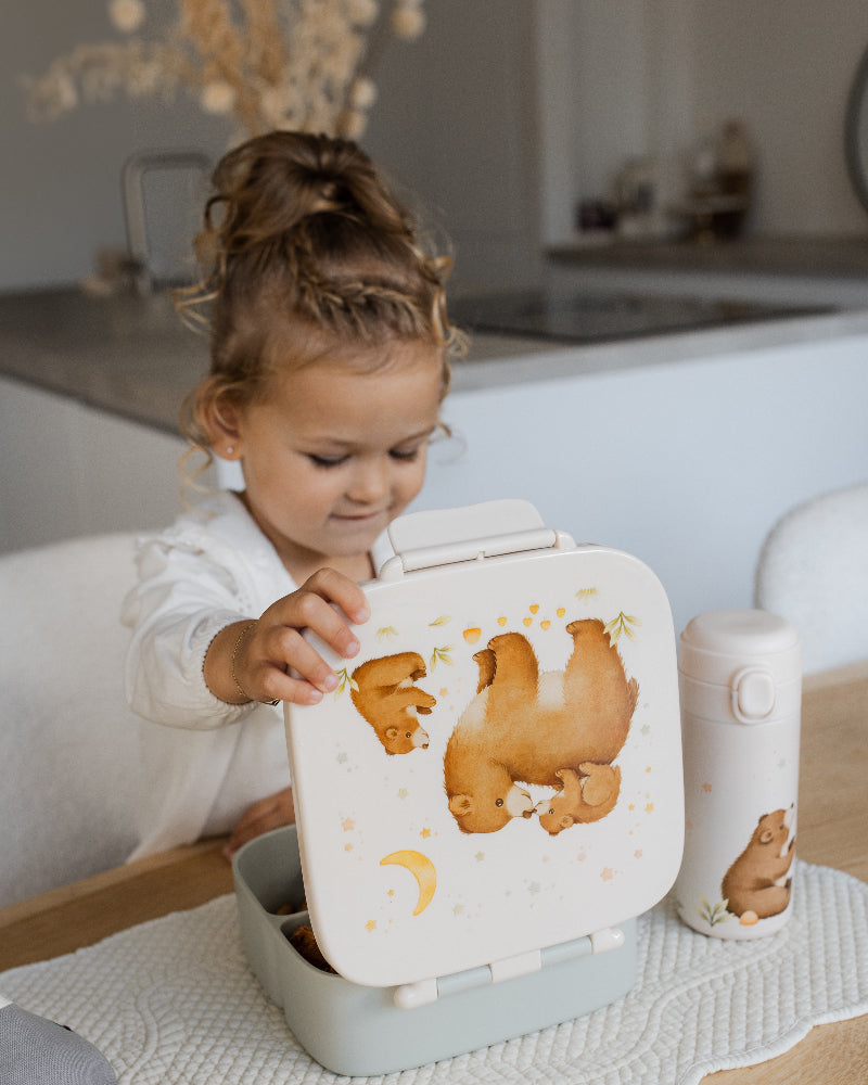 Petit Monkey bento lunchbox Bear LB56B-R