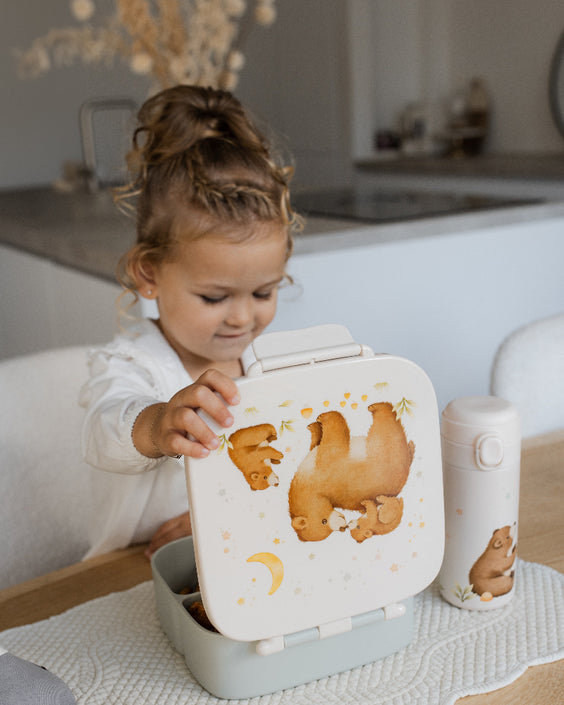 Petit Monkey bento lunchbox BearLB56B-Rd