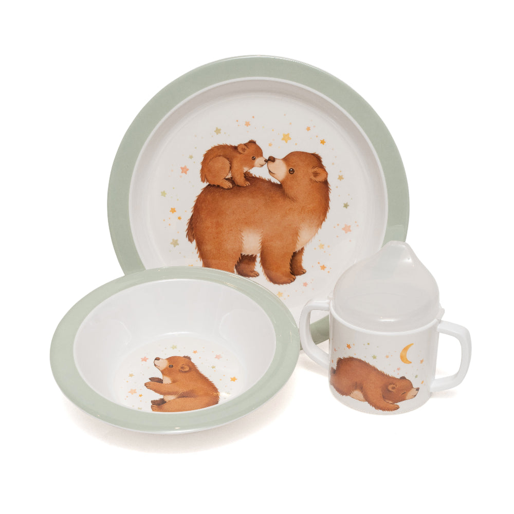 Petit Monkey melamine bakje Bear and Stars