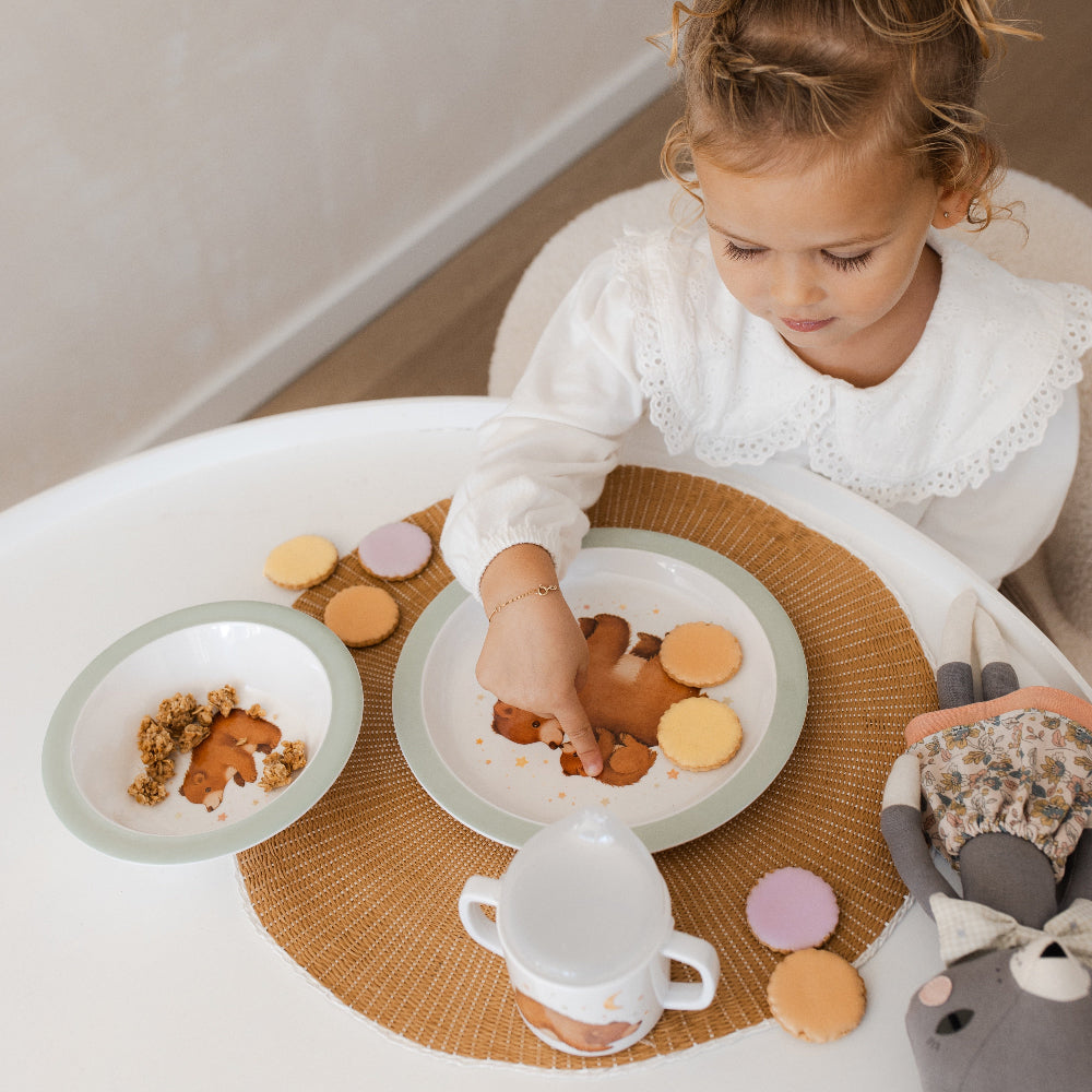 Petit Monkey melamine bord Bear and Stars 100% melamine