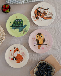 Petit Monkey melamine bord FoxMP43-Rd