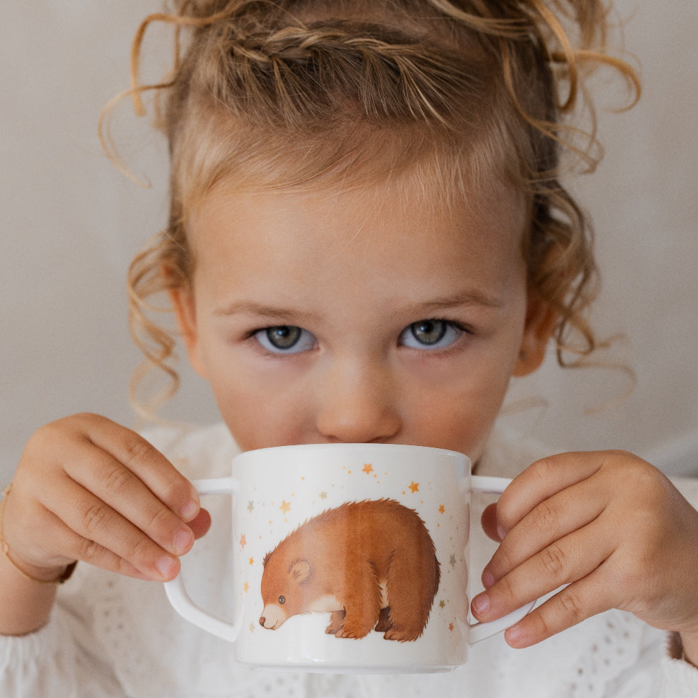 Petit Monkey melamine tuitbeker met oren Bear and Stars