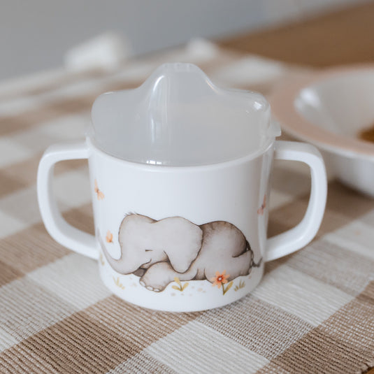 Petit Monkey melamine tuitbeker met oren ElephantMCB23-R