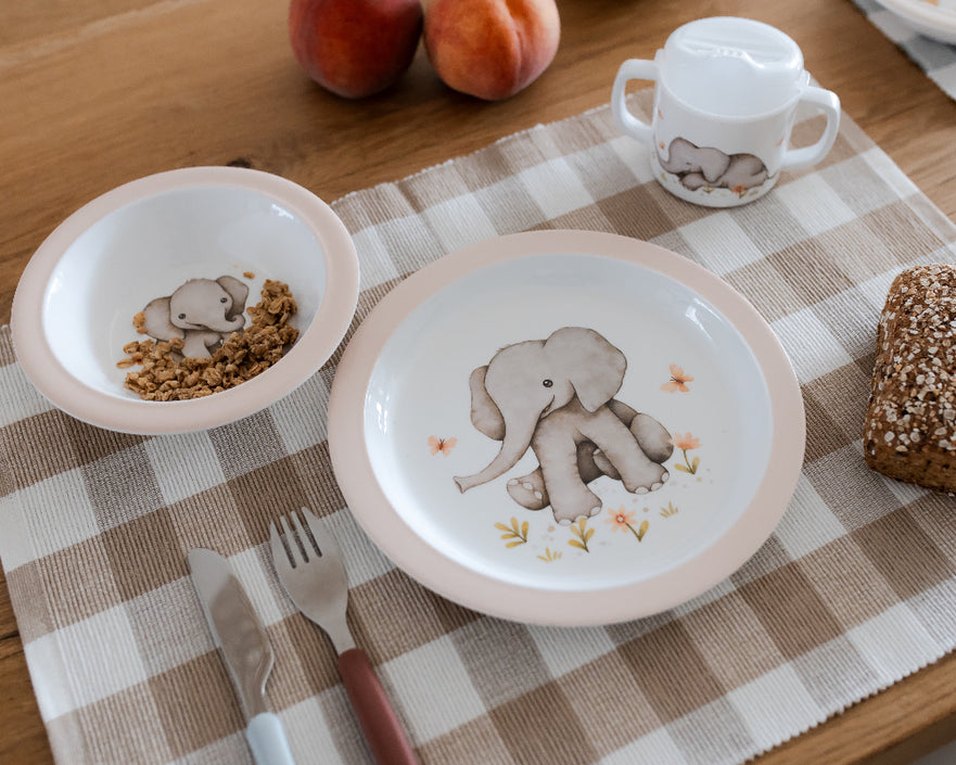 Petit Monkey melamine tuitbeker met oren ElephantMCB23-Rh