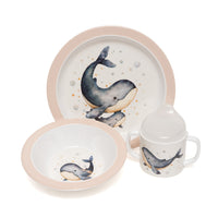 Petit Monkey melamine tuitbeker met oren WhaleMCB22-Re