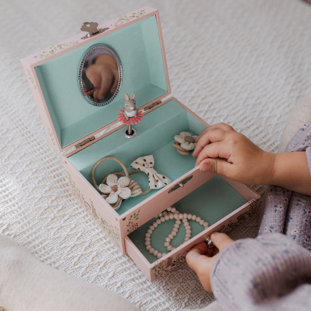 Petit Monkey bijoux music box woodland