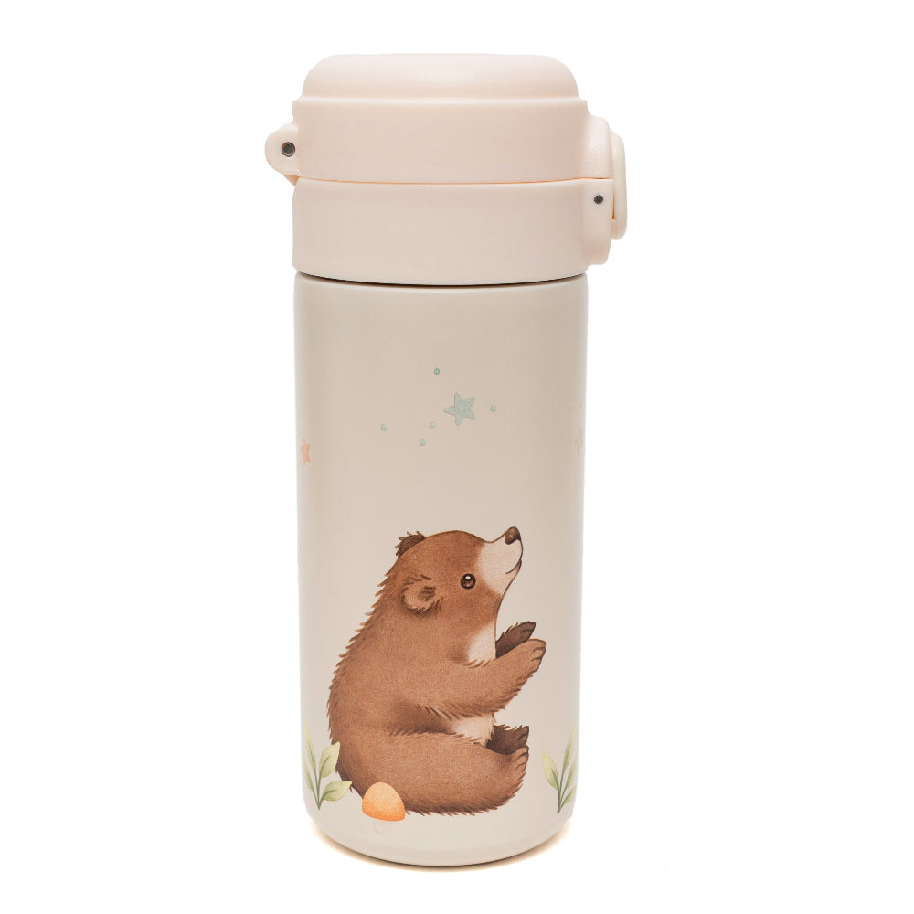 Petit Monkey stainless steel drinkfles BearVSB6-R