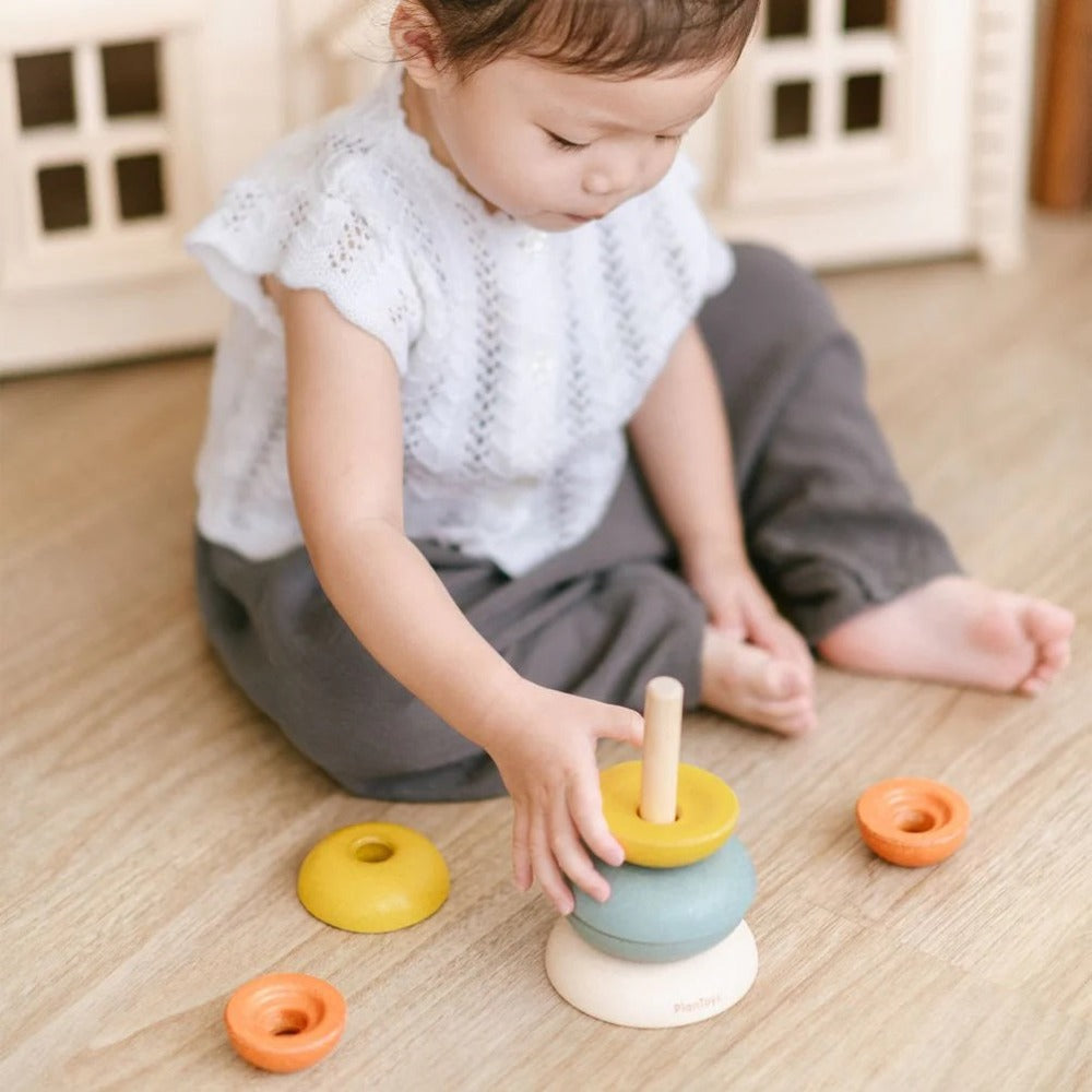 Plan Toys stapeltoren cups 12 mnd