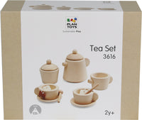 Plan Toys tea set natural 2yrs+