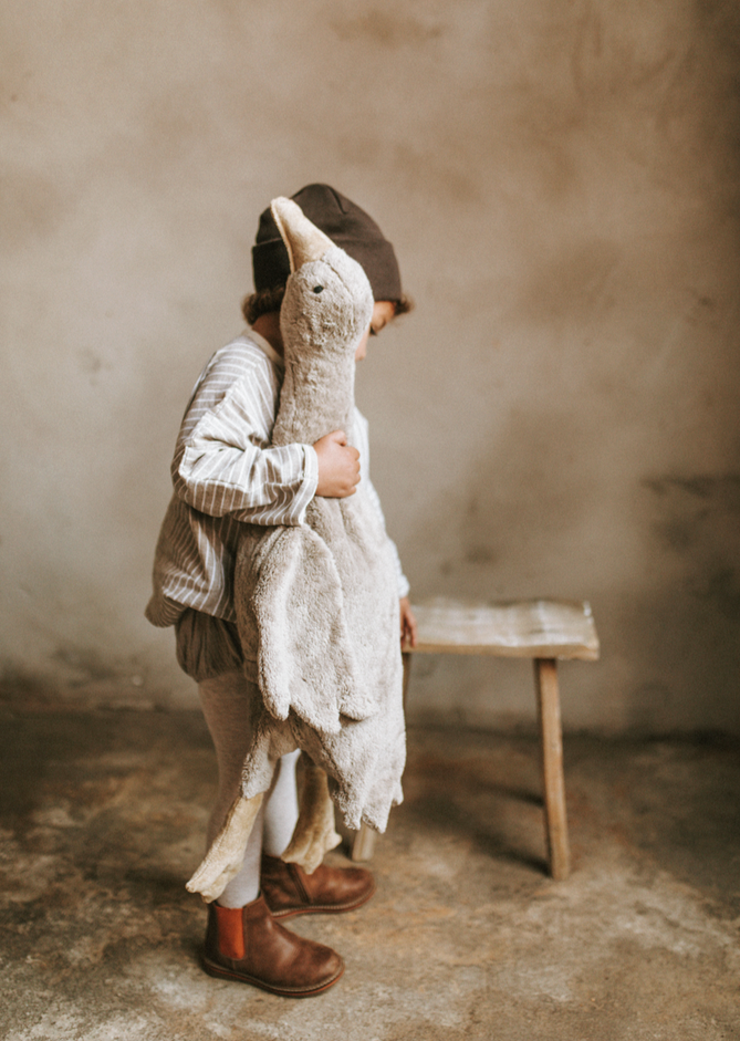 Senger Naturwelt heat cuddly goose gray large 2 months + 100% organisch katoen + lamswol + spelt