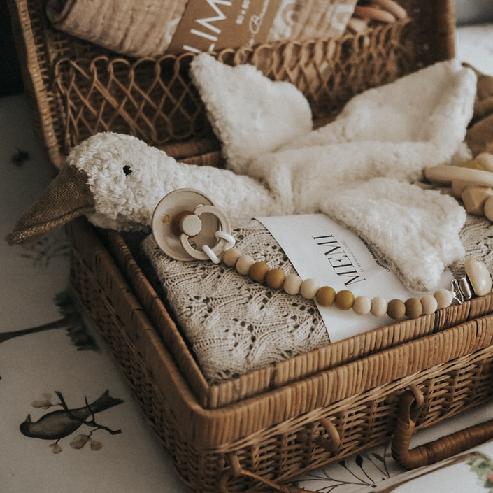 Senger Naturwelt heat soft toy goose white small 2 months+