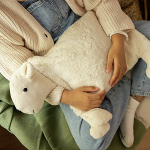 Senger Naturwelt warmte kussen beer wit 3 mnd+