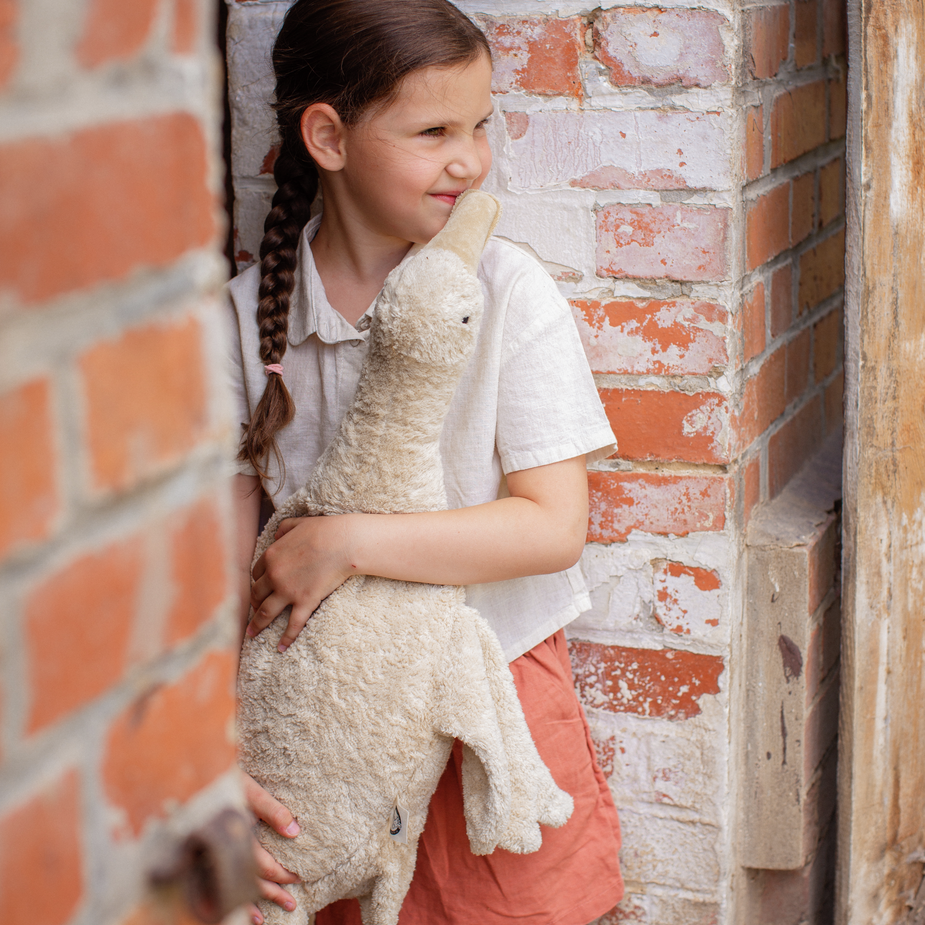 Buy Senger Naturwelt warmte knuffel gans linen groot 2 mnd+