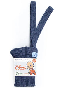 Silly Silas maillot met voetjes katoen denim 6-12 m