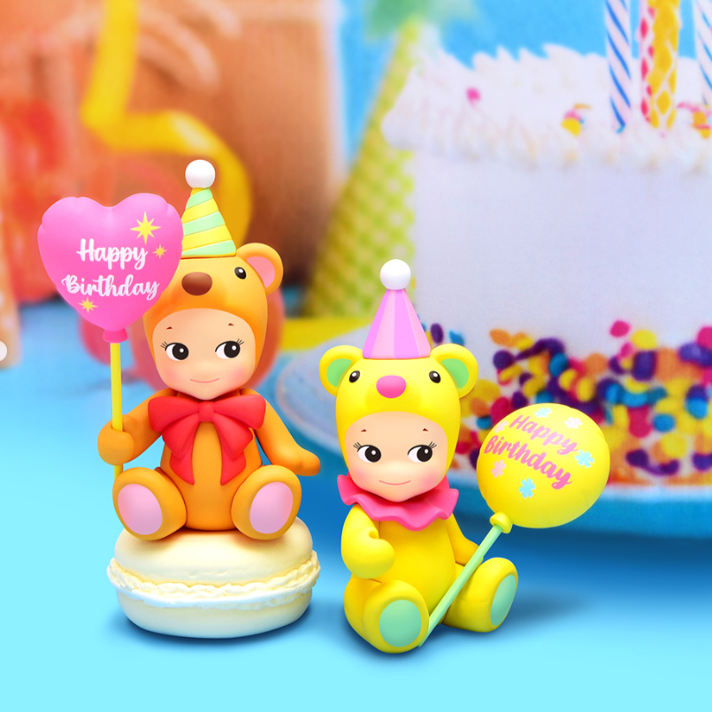 Buy Sonny Angel Happy Birthday gift bear 2023