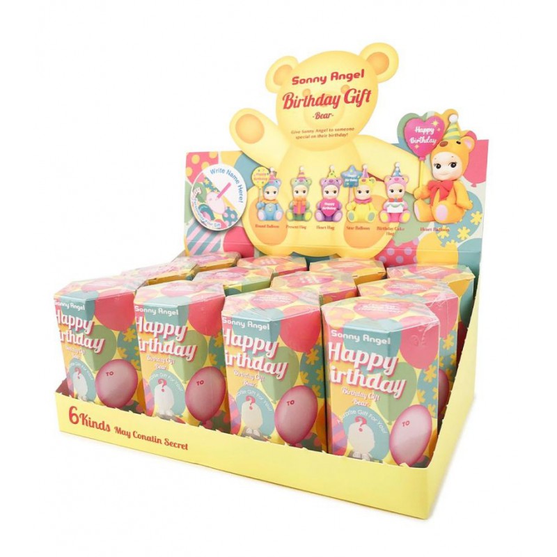 Sonny Angel Happy Birthday gift bear 2023