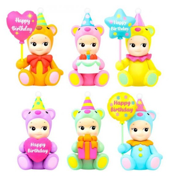 Sonny Angel Happy Birthday gift bear 2023