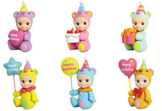 Sonny Angel Happy Birthday gift bear 2023
