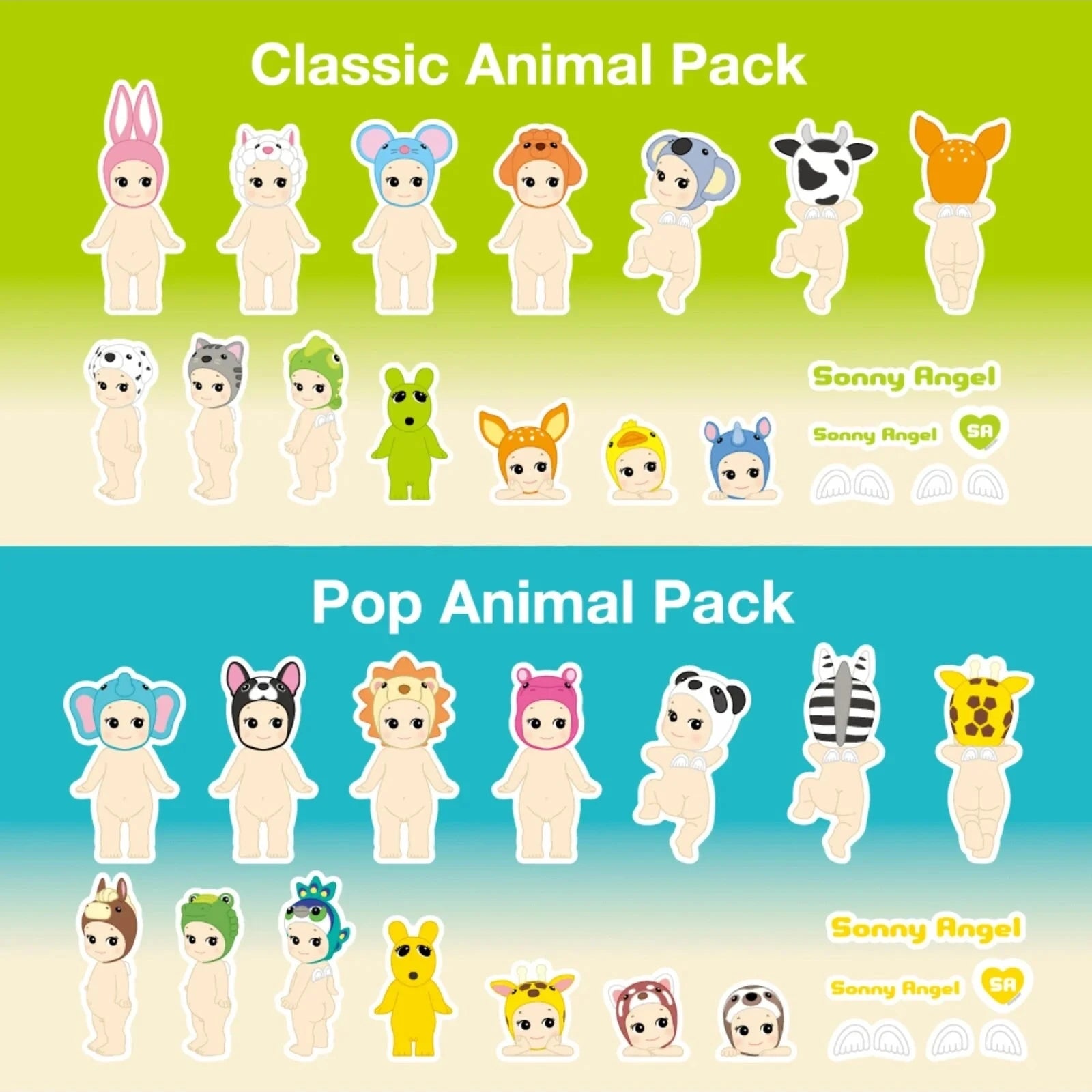 Sonny Angel Sticker Pack serie 1