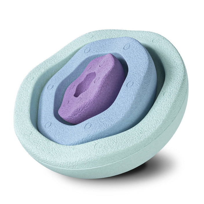 Stapelstein Bloom stacking stones 6 + 1 Rainbow pastel