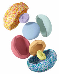 Stapelstein Summer regenboog set classic 8 stks