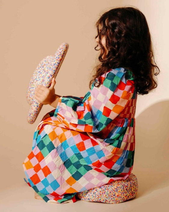 Stapelstein  balance board Super confetti b