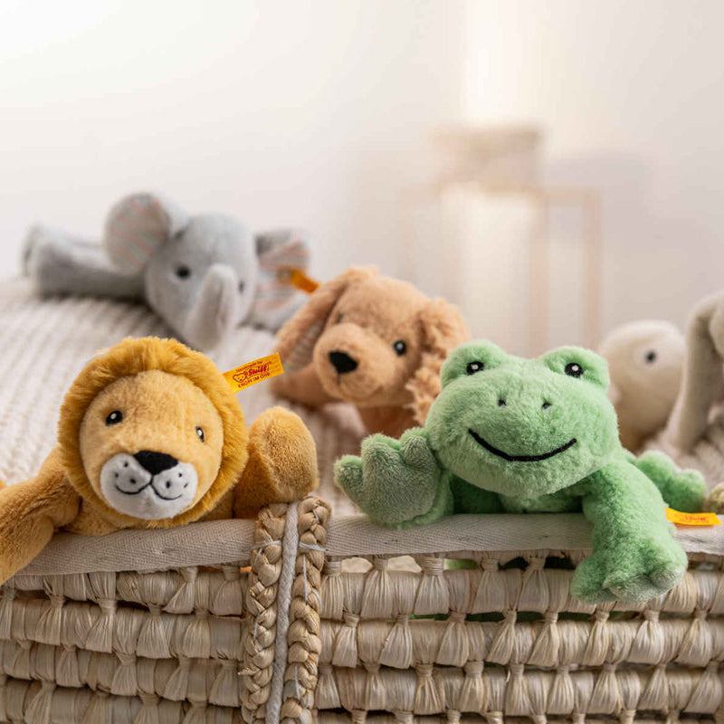 Buy Steiff knuffel kikker floppy Cappy 20 cm lichtgroen