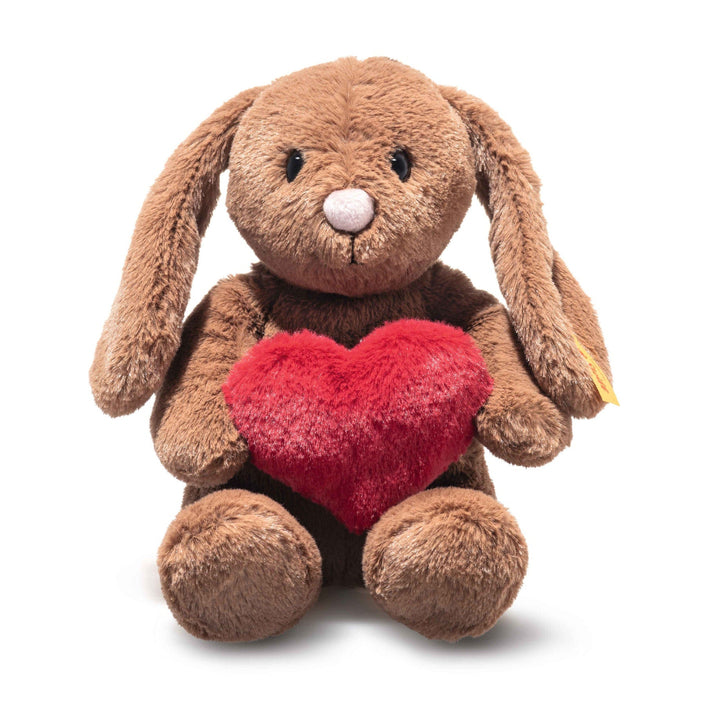 Steiff knuffelkonijn Hoppie Love 16 cm bruin 4001505081118 a