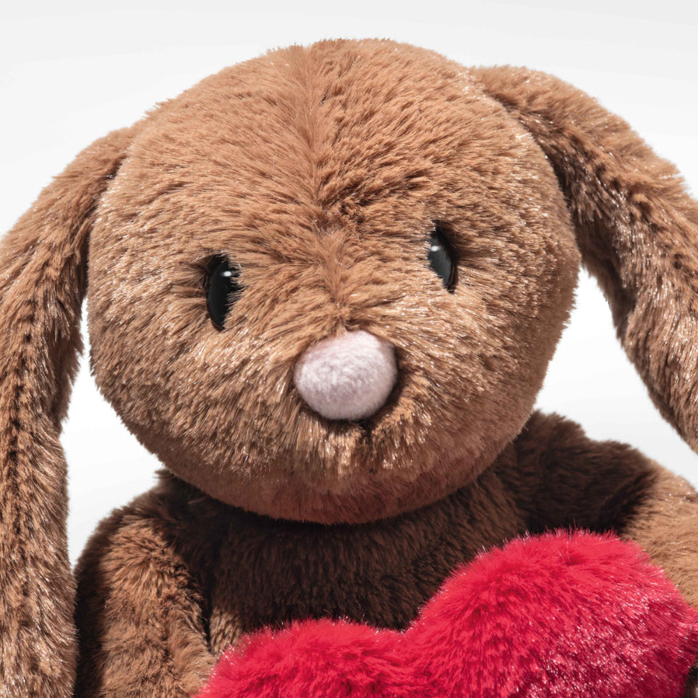 Steiff knuffelkonijn Hoppie Love 16cm bruin 4001505081118 b