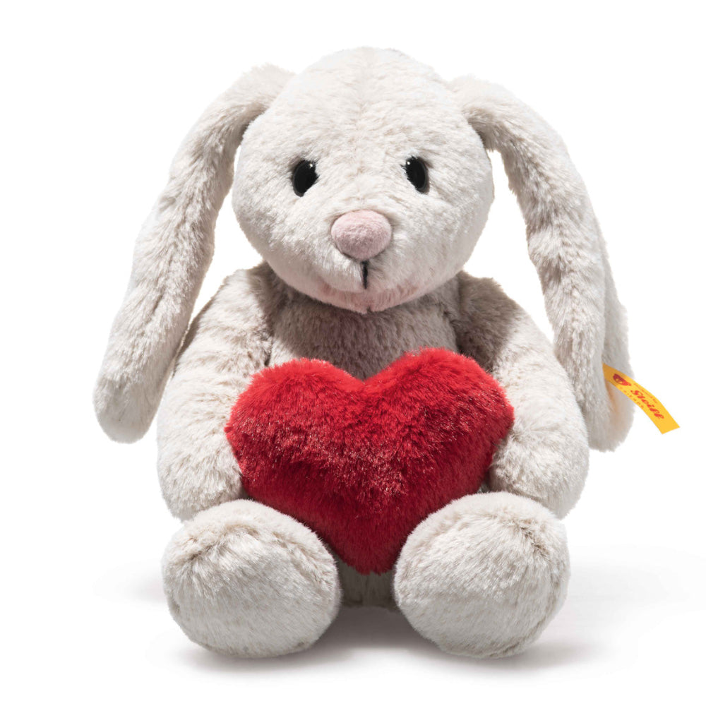Steiff knuffelkonijn Hoppie Love 16cm lichtgrijs 4001505081125 a