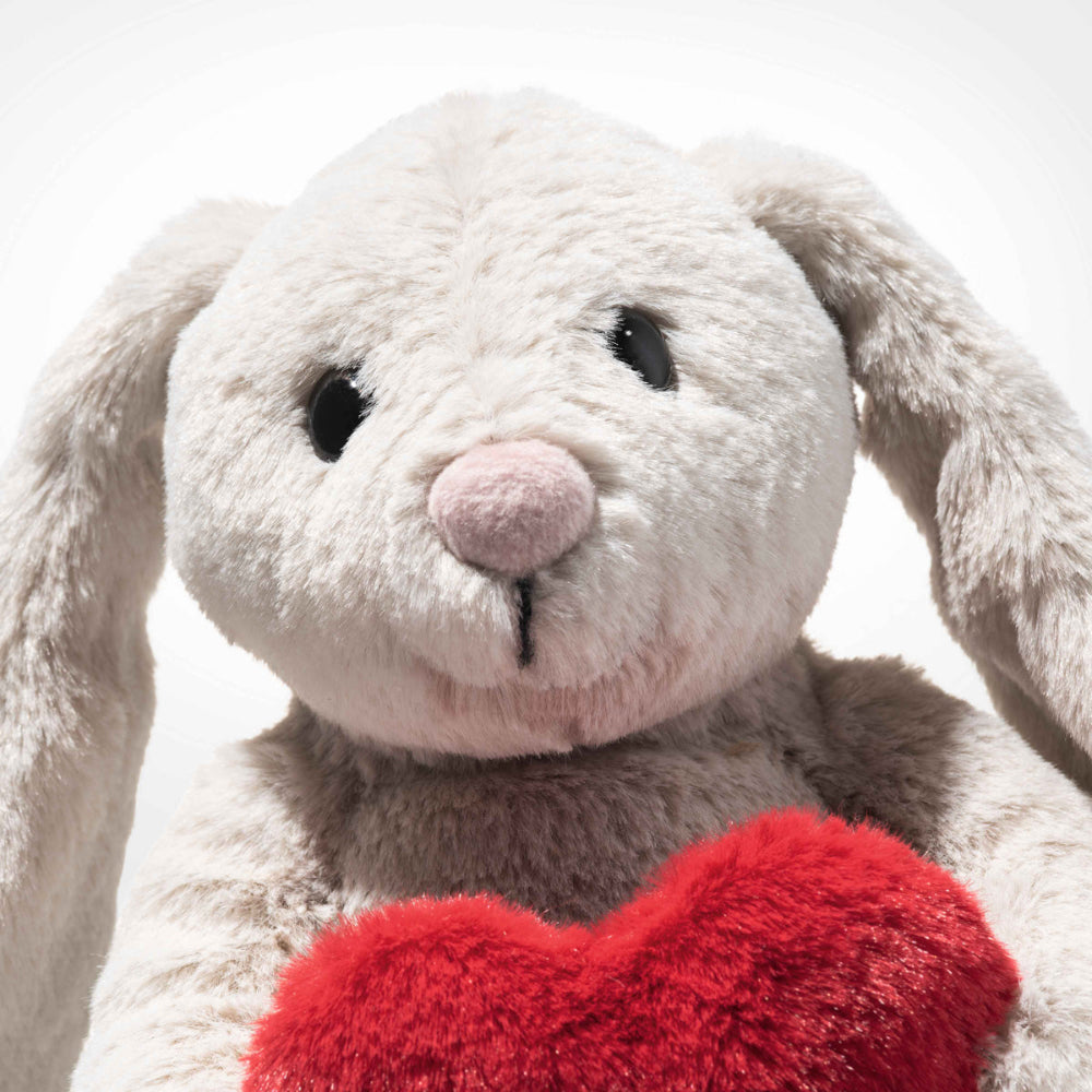 Steiff knuffelkonijn Hoppie Love 16cm lichtgrijs 4001505081125 b