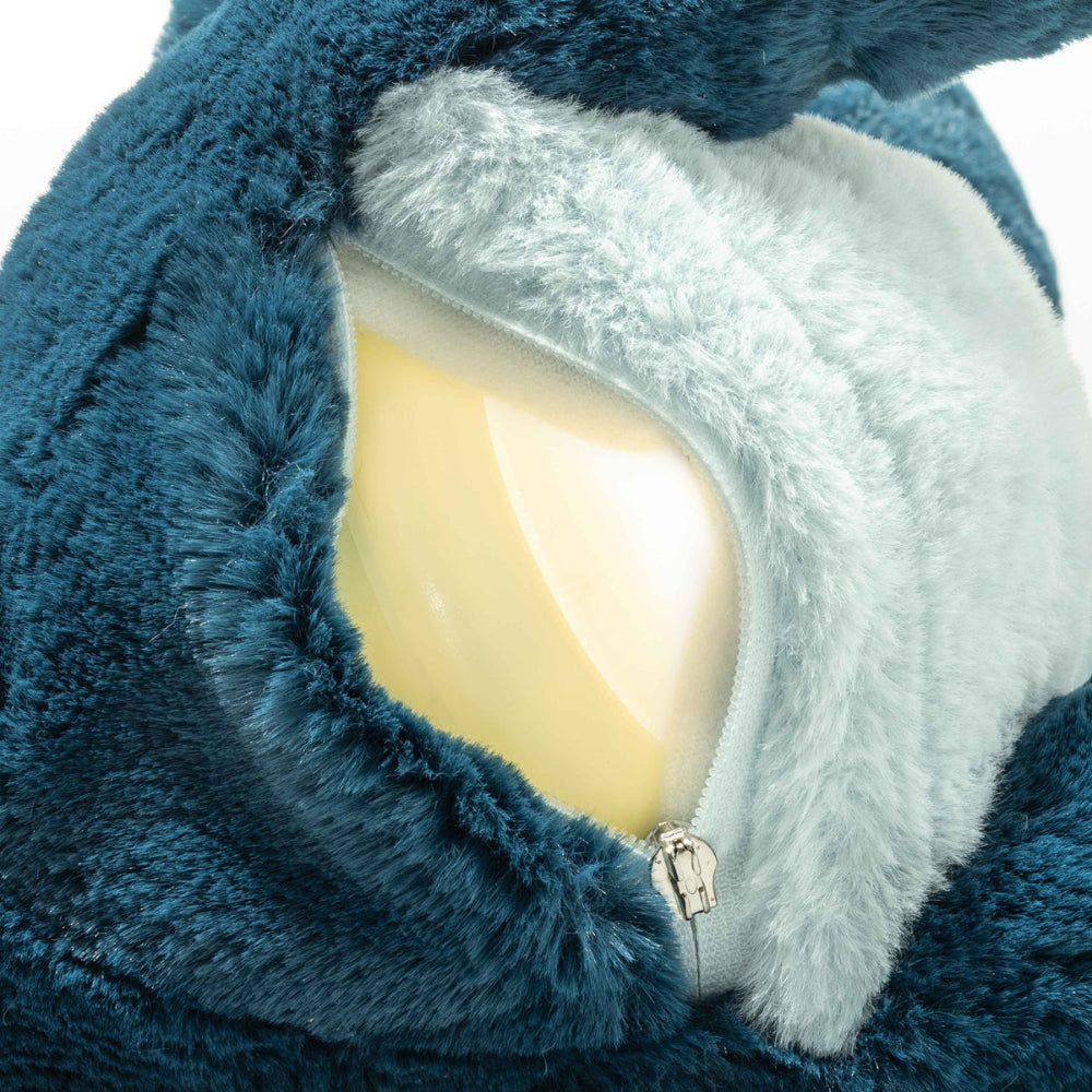 Steiff nachtlamp knuffel Spott dinosaurus 28 cm blauw 100% polyester