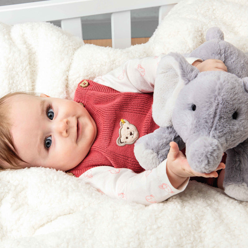 Buy Steiff knuffel olifant Elna 28 cm lichtgrijs