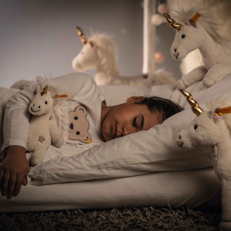 Steiff unicorn knuffel Unica 27 cm wit 100% polyester