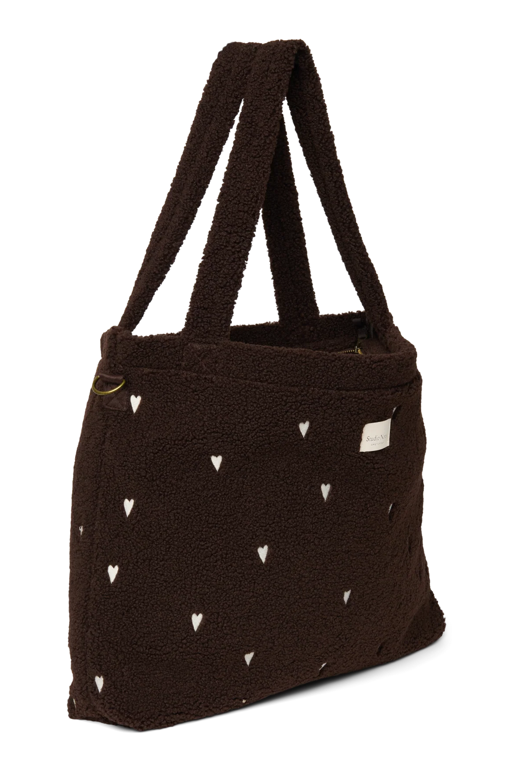 Buy Studio Noos diaper bag teddy chocolate brown hearts