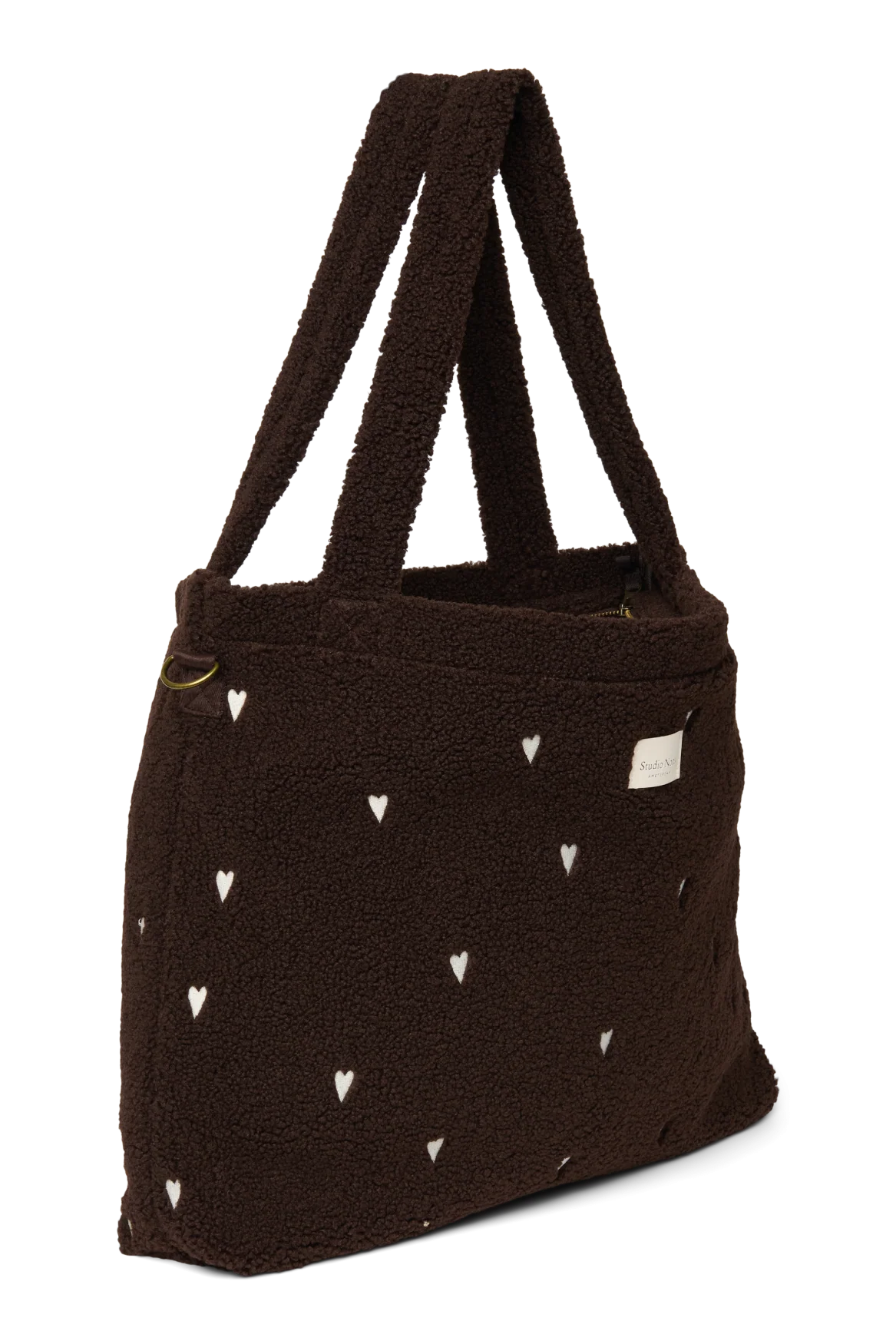Buy Studio Noos diaper bag teddy chocolate brown hearts