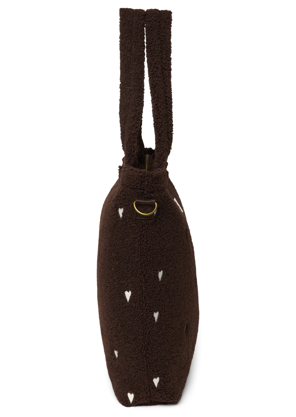 Studio Noos diaper bag teddy chocolate brown hearts 6153325014079