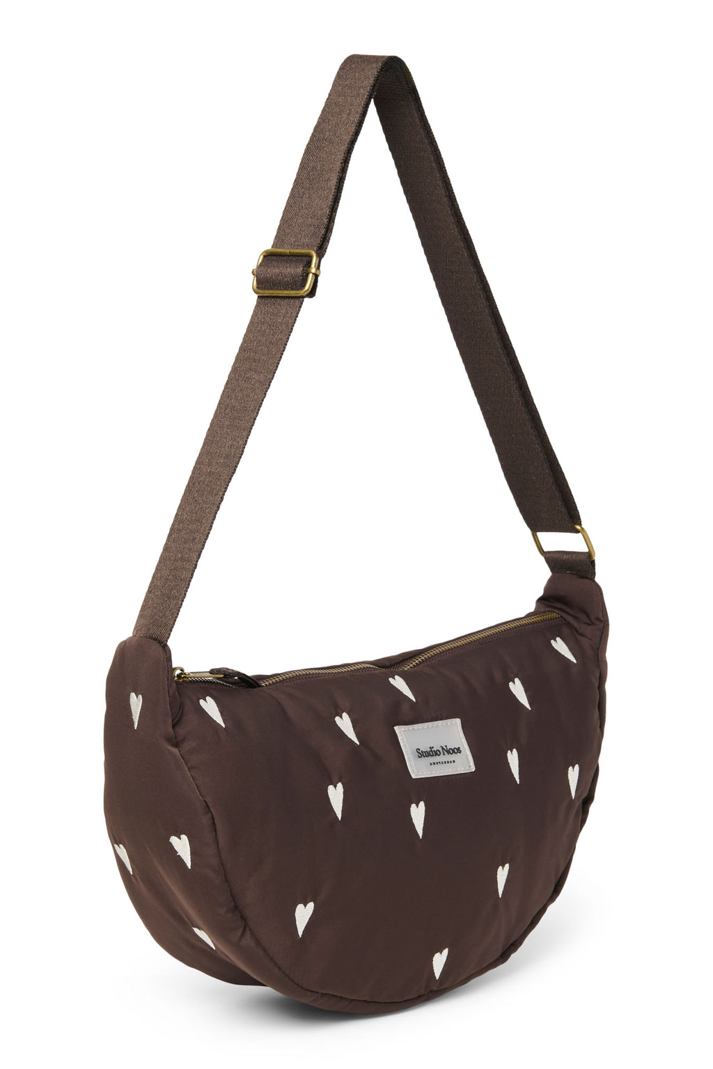 Studio Noos fanny pack brown hearts 6151900689612