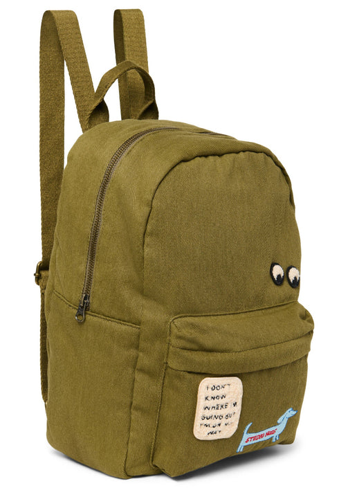 Studio Noos Cotton Rugzak groen midiCottonMidiBackpackgreene