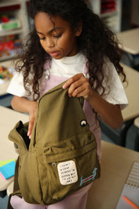 Studio Noos Cotton Rugzak groen midiCottonMidiBackpackgreeni