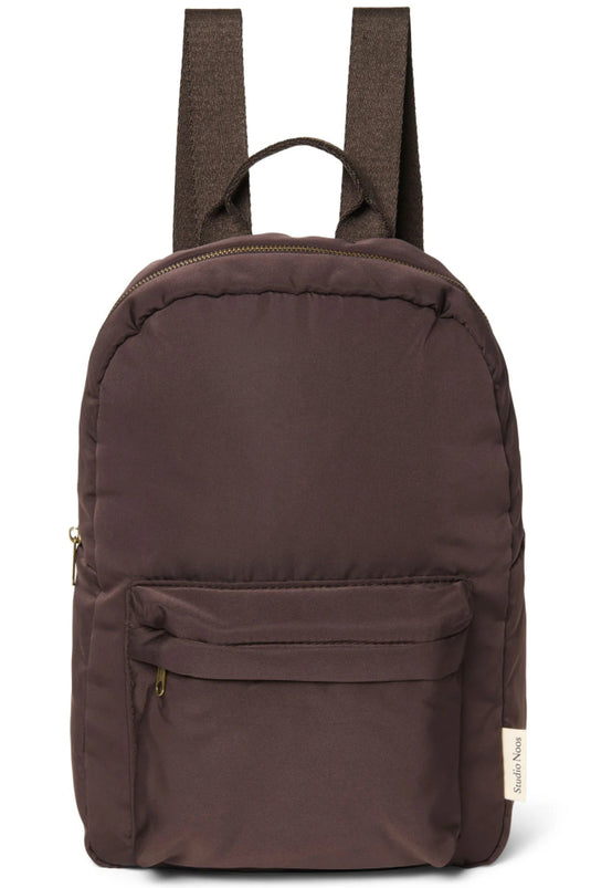 Studio Noos Puffy Midi Backpack BrownSoftCottonMidiBackpackBrown