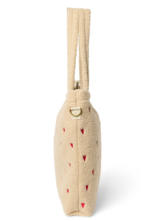 Studio Noos diaper bag teddy ecru hearts 6150731763782 d
