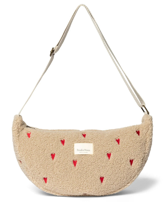 Studio Noos fanny pack ecru hearts teddy 6096702391335 a