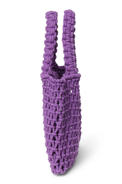 Studio Noos mini handbag macrame purple C