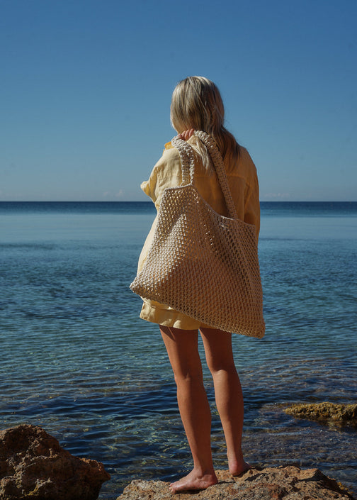 Studio Noos mom bag macrame naturel atmos 3