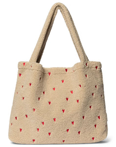 Studio Noos mom bag teddy ecru hearts 6096705554539 a
