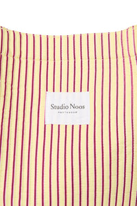 Studio Noos poplin mom bag butter yellow striped 6151907665664 e